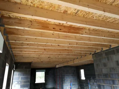 Réalisation ossature bois, RLCM, votre menuisier et charpentier à La Copechagnière